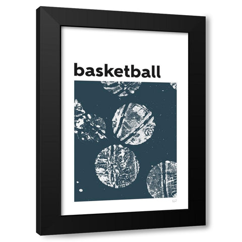 Baller II Black Modern Wood Framed Art Print by Youngstrom, Kent