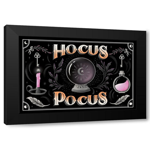 Hocus Pocus I Black Modern Wood Framed Art Print by Graham, Gia