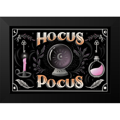 Hocus Pocus I Black Modern Wood Framed Art Print by Graham, Gia