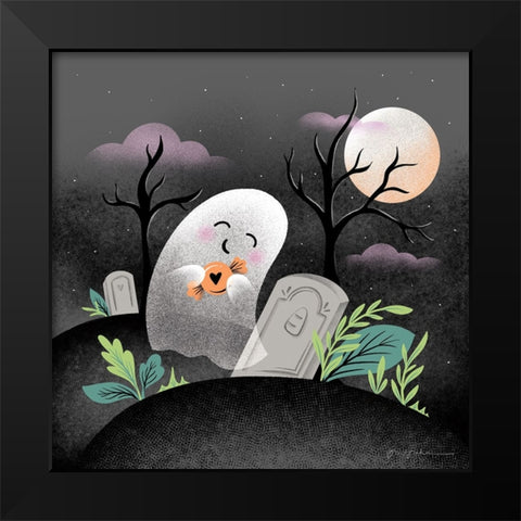 Hocus Pocus IV Black Modern Wood Framed Art Print by Graham, Gia
