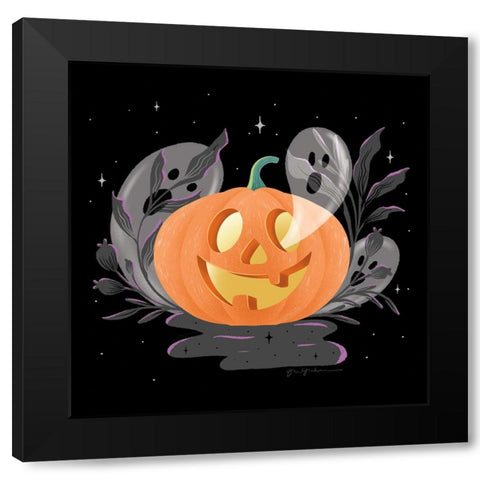 Hocus Pocus V Black Modern Wood Framed Art Print with Double Matting by Graham, Gia