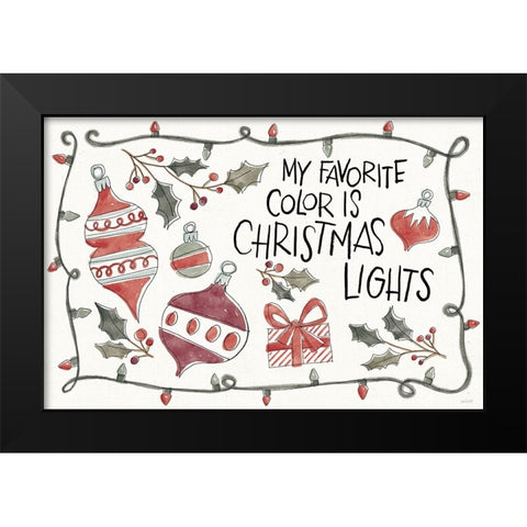 Holiday Fun I Black Modern Wood Framed Art Print by Tavoletti, Anne