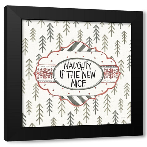 Holiday Fun V Black Modern Wood Framed Art Print with Double Matting by Tavoletti, Anne