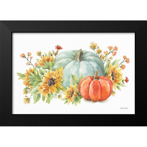 Autumn Breeze II Black Modern Wood Framed Art Print by Trimbach, Leslie