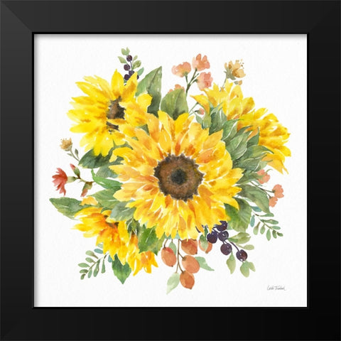 Autumn Breeze VI Black Modern Wood Framed Art Print by Trimbach, Leslie