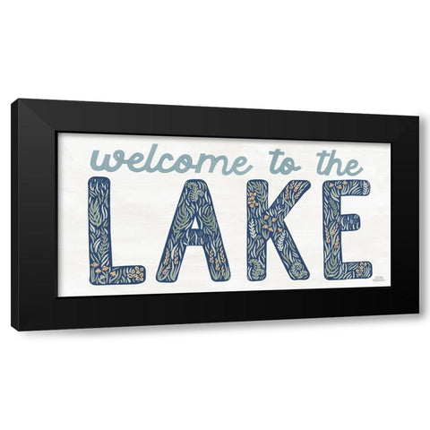 Lakeside Days IX Black Modern Wood Framed Art Print with Double Matting by Marshall, Laura