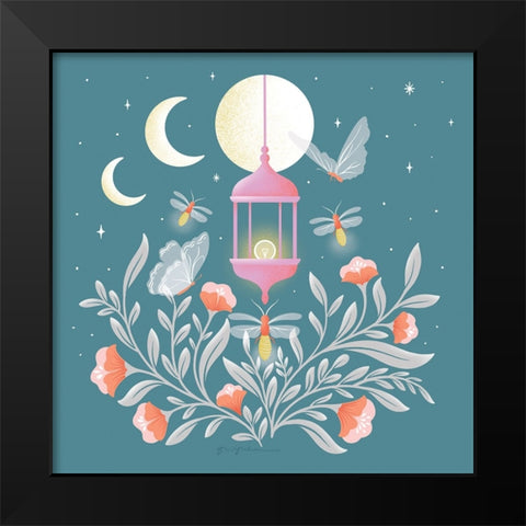 Winged Wonders VII Black Modern Wood Framed Art Print by Graham, Gia