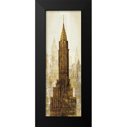 Lexington at 42nd Black Modern Wood Framed Art Print by Tillmon, Avery