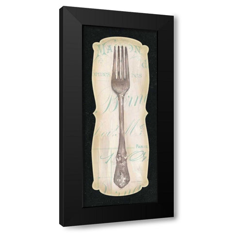 French Fork Black Modern Wood Framed Art Print with Double Matting by Tillmon, Avery