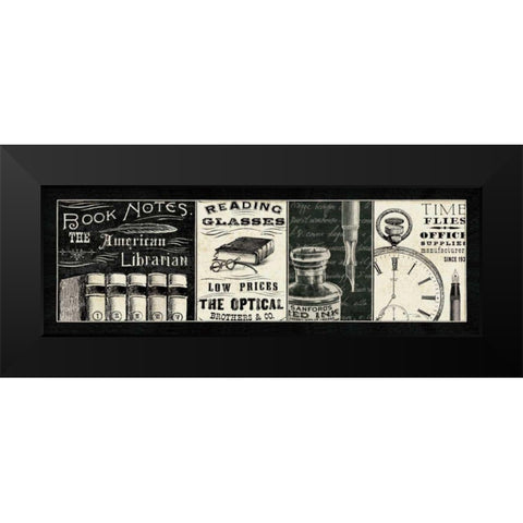 Librarian I Black Modern Wood Framed Art Print by Pela Studio
