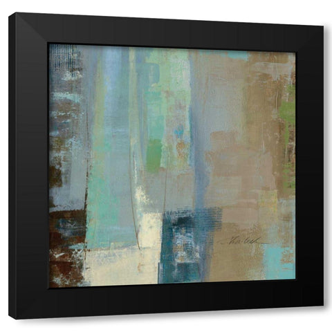 Skylights Square IV Black Modern Wood Framed Art Print with Double Matting by Vassileva, Silvia