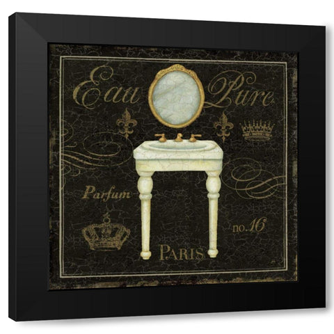 Bain de Luxe IV Black Modern Wood Framed Art Print by Brissonnet, Daphne