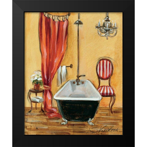 Tuscan Bath III Black Modern Wood Framed Art Print by Vassileva, Silvia