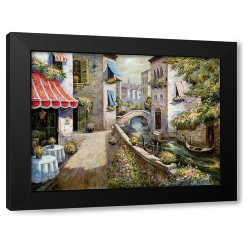 Venezia Petite II Black Modern Wood Framed Art Print by Mancini, Gianni