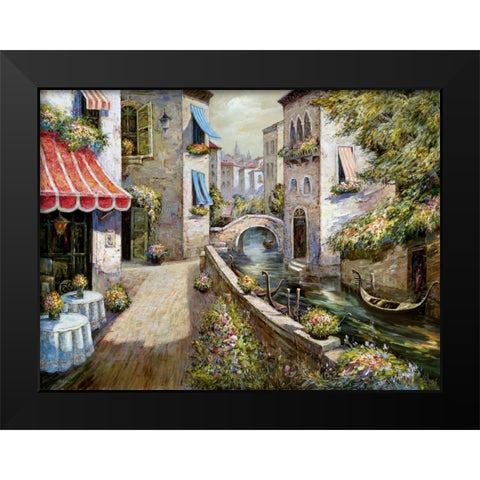 Venezia Petite II Black Modern Wood Framed Art Print by Mancini, Gianni