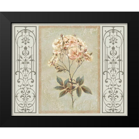 Heritage Roses I Black Modern Wood Framed Art Print by Chilton, Sarah E.