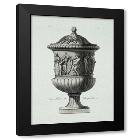 Elements of Style I Black Modern Wood Framed Art Print with Double Matting by Chilton, Sarah E