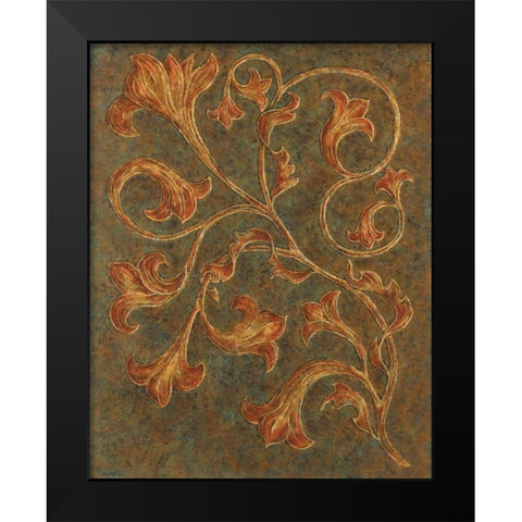 Go for Baroque I Black Modern Wood Framed Art Print by Shelby, Judy