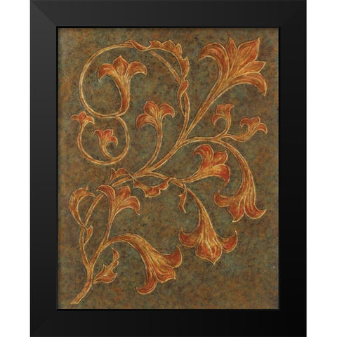 Go for Baroque II Black Modern Wood Framed Art Print by Shelby, Judy