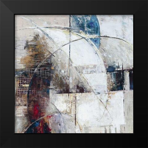 Parallel Dimensions I Black Modern Wood Framed Art Print by Roth, Jack