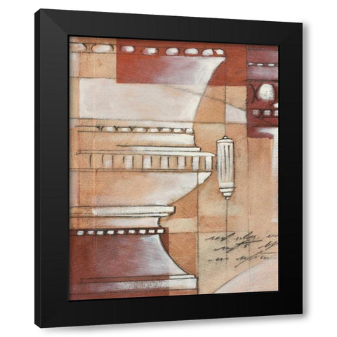Palatine Drawings I Black Modern Wood Framed Art Print with Double Matting by Chilton, Sarah E