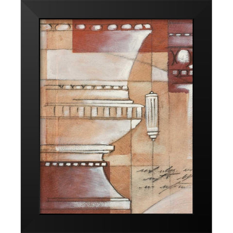 Palatine Drawings I Black Modern Wood Framed Art Print by Chilton, Sarah E