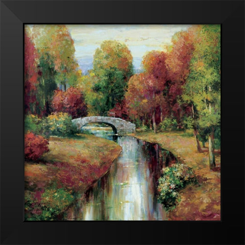 American Country II Black Modern Wood Framed Art Print by Rogers, Adam
