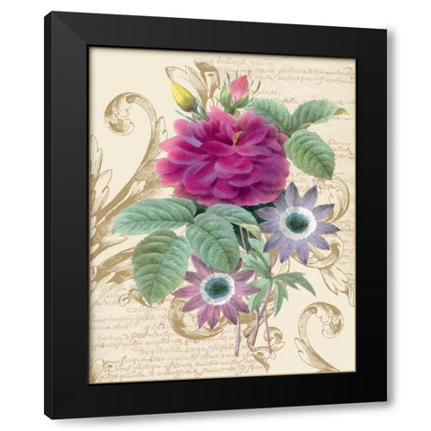 Bloomsbury I Black Modern Wood Framed Art Print with Double Matting by Nicole, Lily