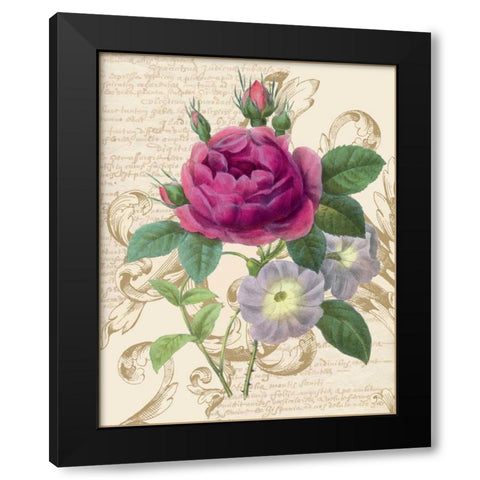 Bloomsbury II Black Modern Wood Framed Art Print with Double Matting by Nicole, Lily