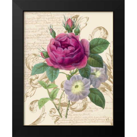 Bloomsbury II Black Modern Wood Framed Art Print by Nicole, Lily