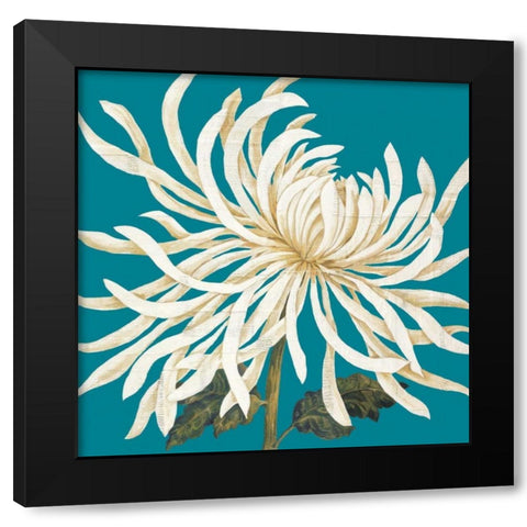 Mums The Word I Black Modern Wood Framed Art Print with Double Matting by Nicole, Lily