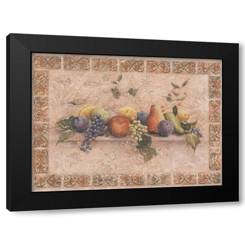 A Tuscan Palette Black Modern Wood Framed Art Print with Double Matting by DeMarco, Fiona