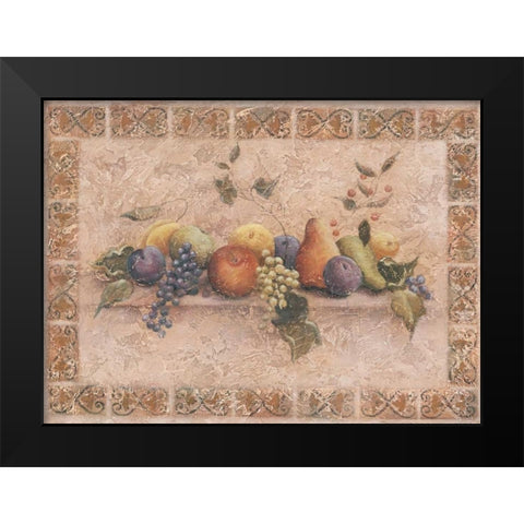 A Tuscan Palette Black Modern Wood Framed Art Print by DeMarco, Fiona