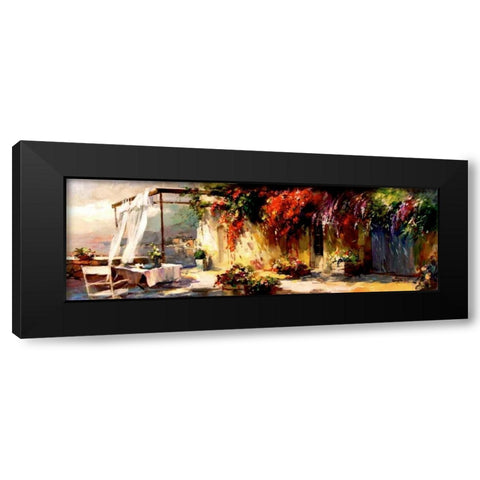 Romantic Place Black Modern Wood Framed Art Print by Haenraets, Willem