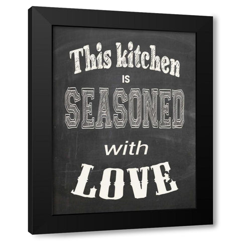 This kitchen Black Modern Wood Framed Art Print with Double Matting by Waltz, Anne