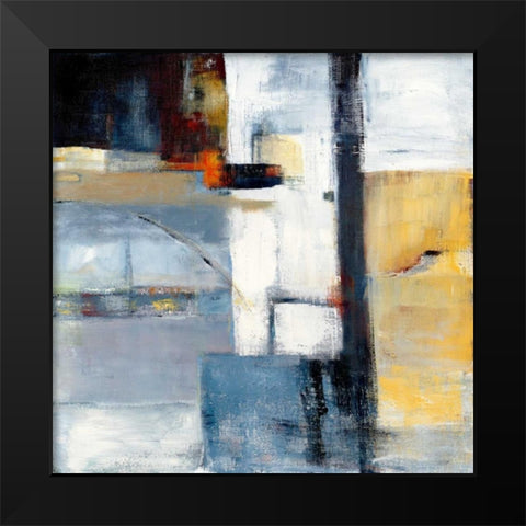 Colorfield III Black Modern Wood Framed Art Print by Danckaert, Bea