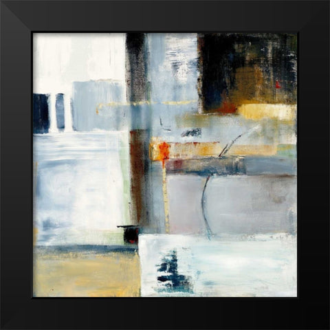 Colorfield IV Black Modern Wood Framed Art Print by Danckaert, Bea