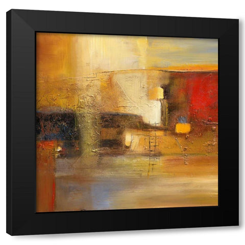Sunbeam to Earth Black Modern Wood Framed Art Print by Danckaert, Bea