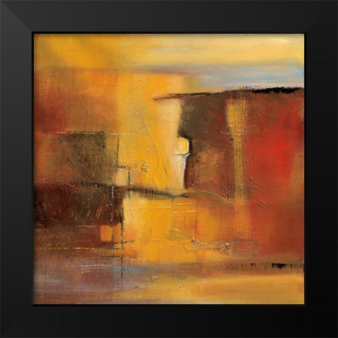 Sunset Black Modern Wood Framed Art Print by Danckaert, Bea