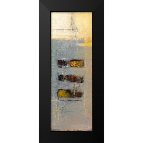 beeing there Black Modern Wood Framed Art Print by Danckaert, Bea