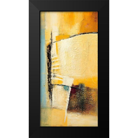 Bridge across 1 Black Modern Wood Framed Art Print by Danckaert, Bea