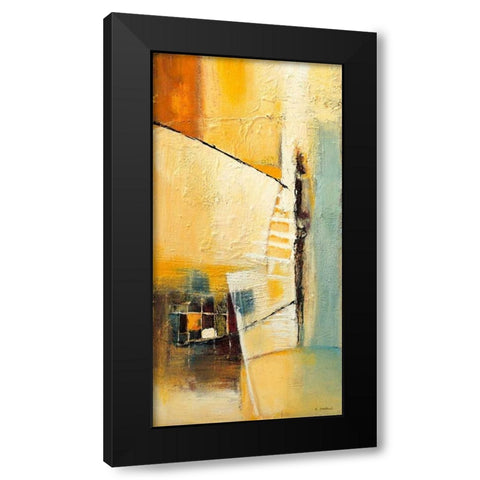 Bridge across 2 Black Modern Wood Framed Art Print with Double Matting by Danckaert, Bea
