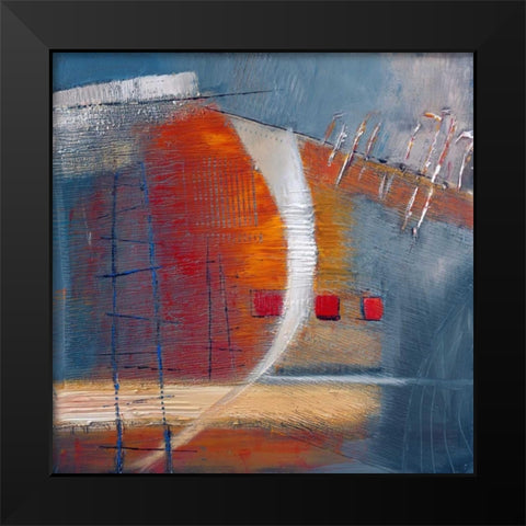 Splendid Glow Black Modern Wood Framed Art Print by Danckaert, Bea