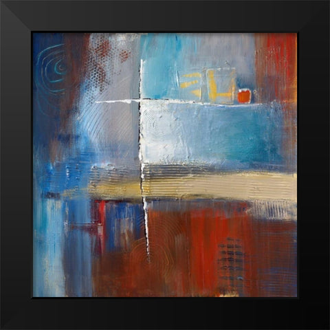 The Game Black Modern Wood Framed Art Print by Danckaert, Bea