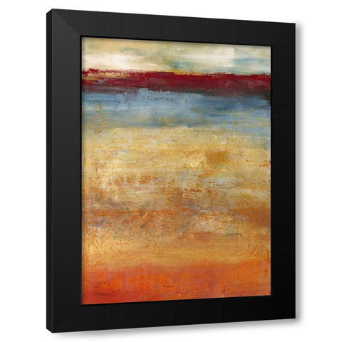 Abendlicht Black Modern Wood Framed Art Print with Double Matting by Ohland, Christa