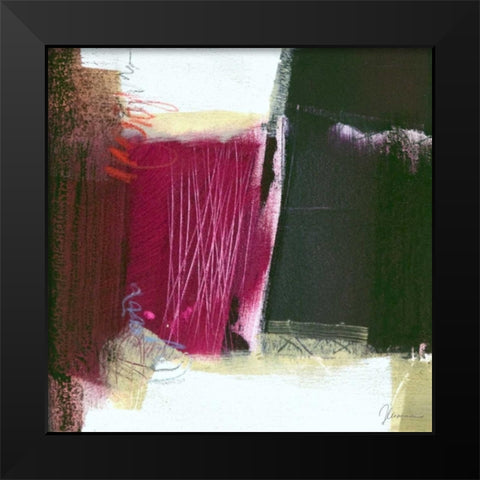 Sfondo I Black Modern Wood Framed Art Print by Cusumano, Francesco