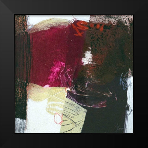 Sfondo II Black Modern Wood Framed Art Print by Cusumano, Francesco