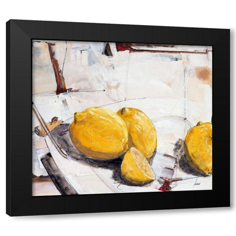 Zitruspresse Black Modern Wood Framed Art Print by Mayer, Norbert