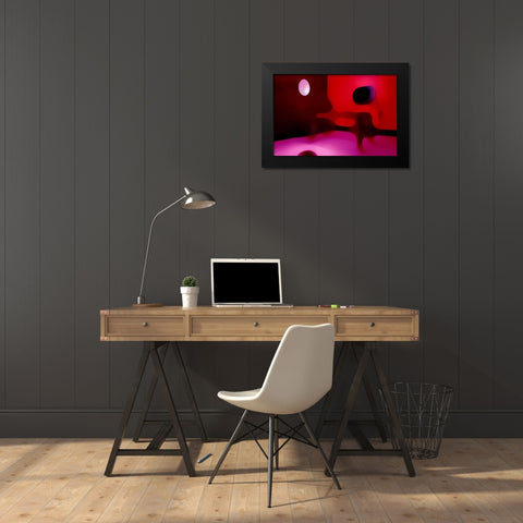 Evolution 856 Black Modern Wood Framed Art Print by Klipp, Ortwin