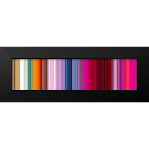 Lichtlinien 898 Black Modern Wood Framed Art Print by Klipp, Ortwin
